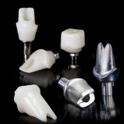 Custom abutments in Zirconia, Emax or Titanium